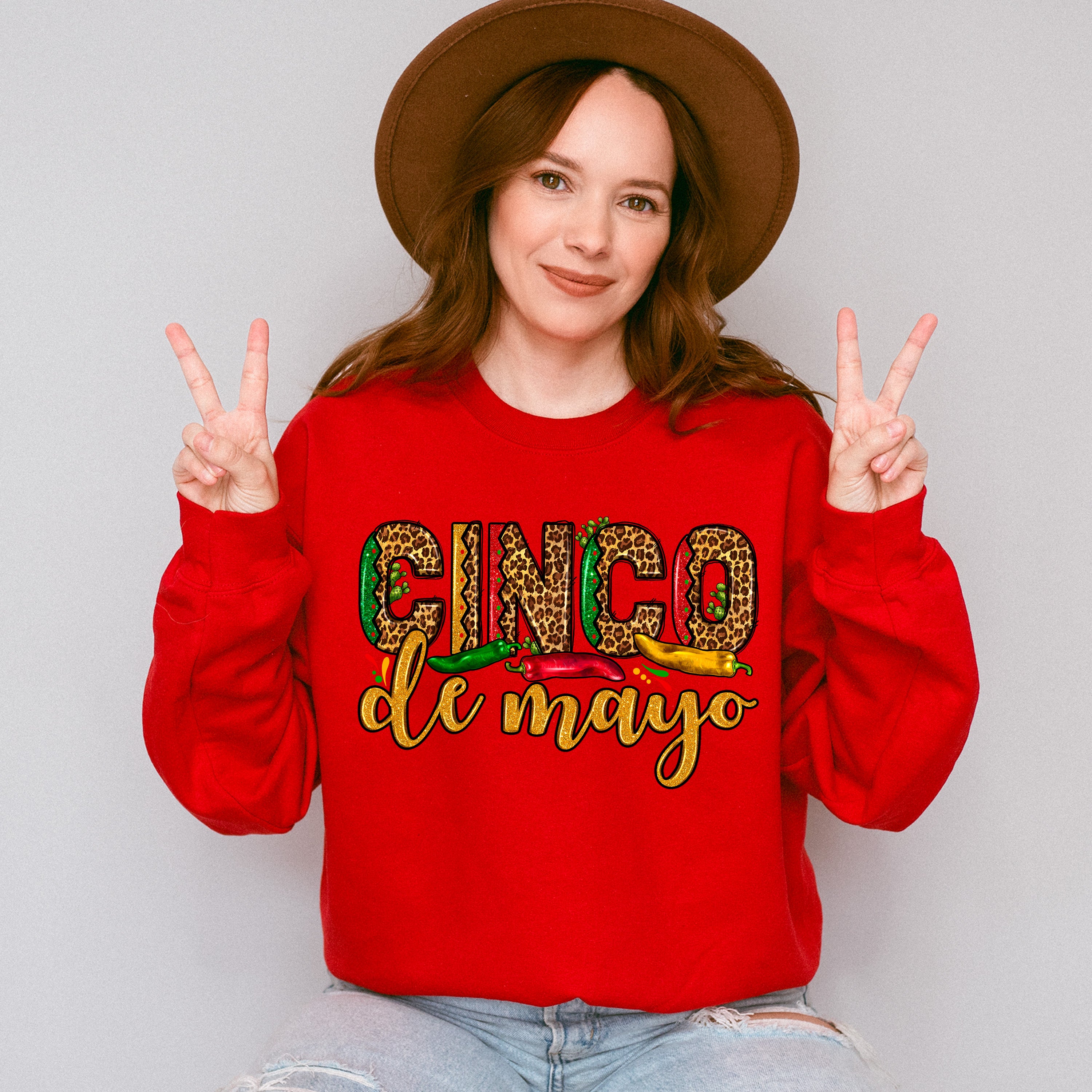 Sombrero Fiesta Cinco De Mayo Unisex Crewneck T-Shirt Sweatshirt Hoodie