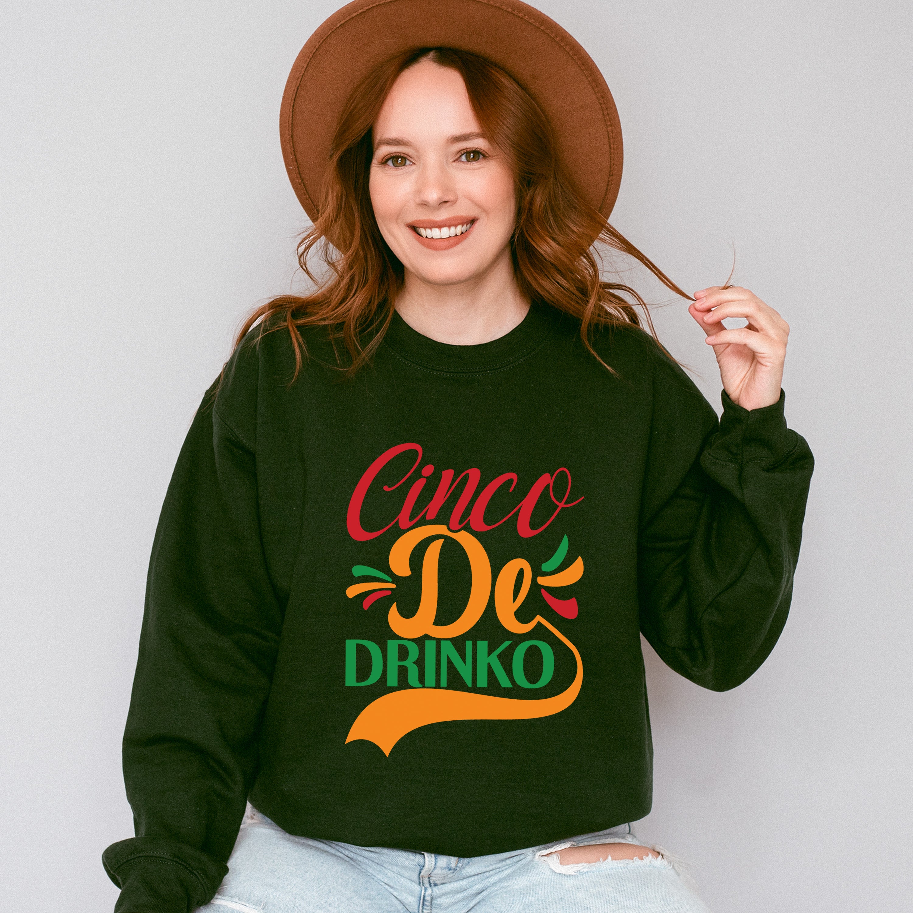 Cinco De Drinko Cinco De Mayo Unisex Crewneck T-Shirt Sweatshirt Hoodie