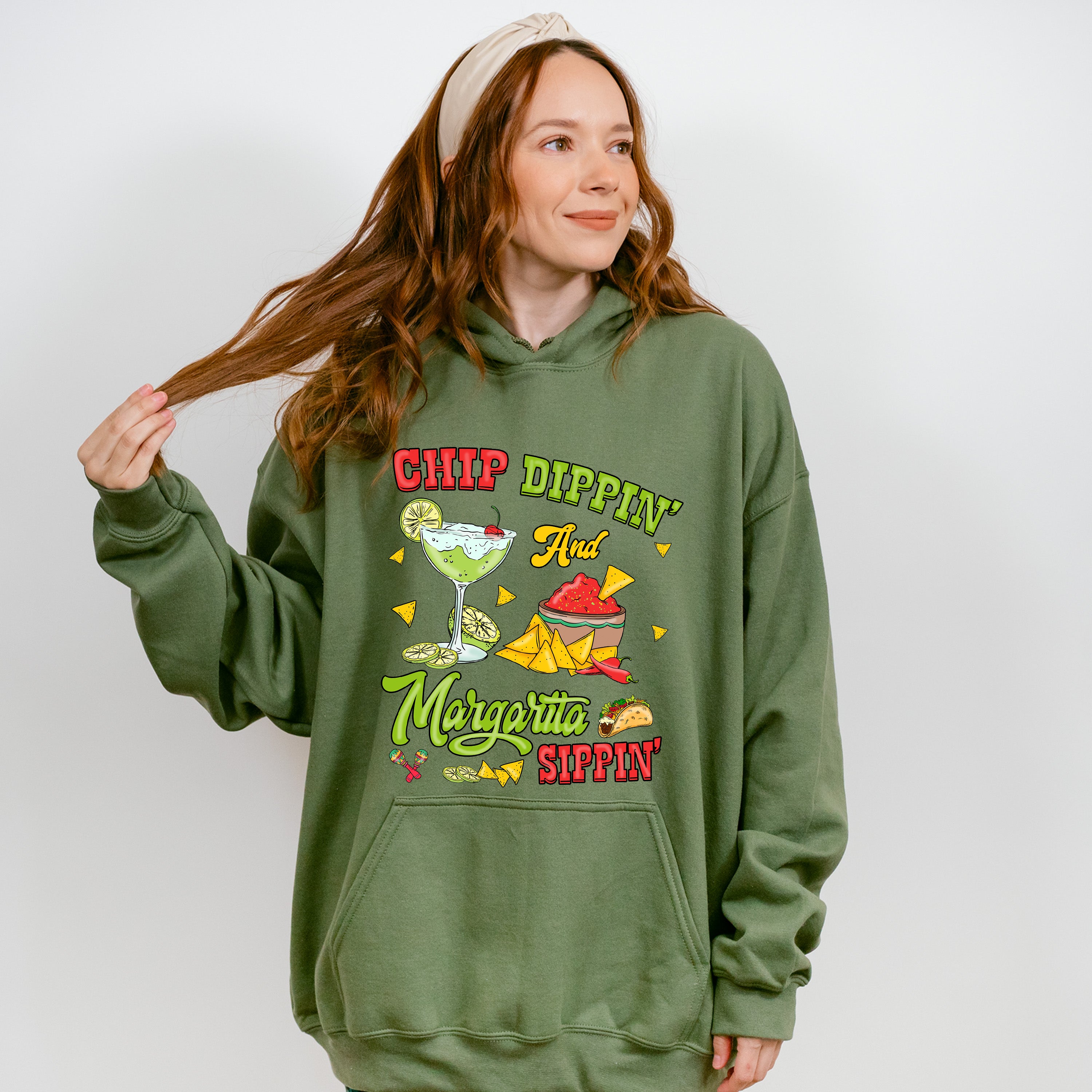 Chip Dippin Margarita Sippin Cinco De Mayo Unisex Crewneck T-Shirt Sweatshirt Hoodie
