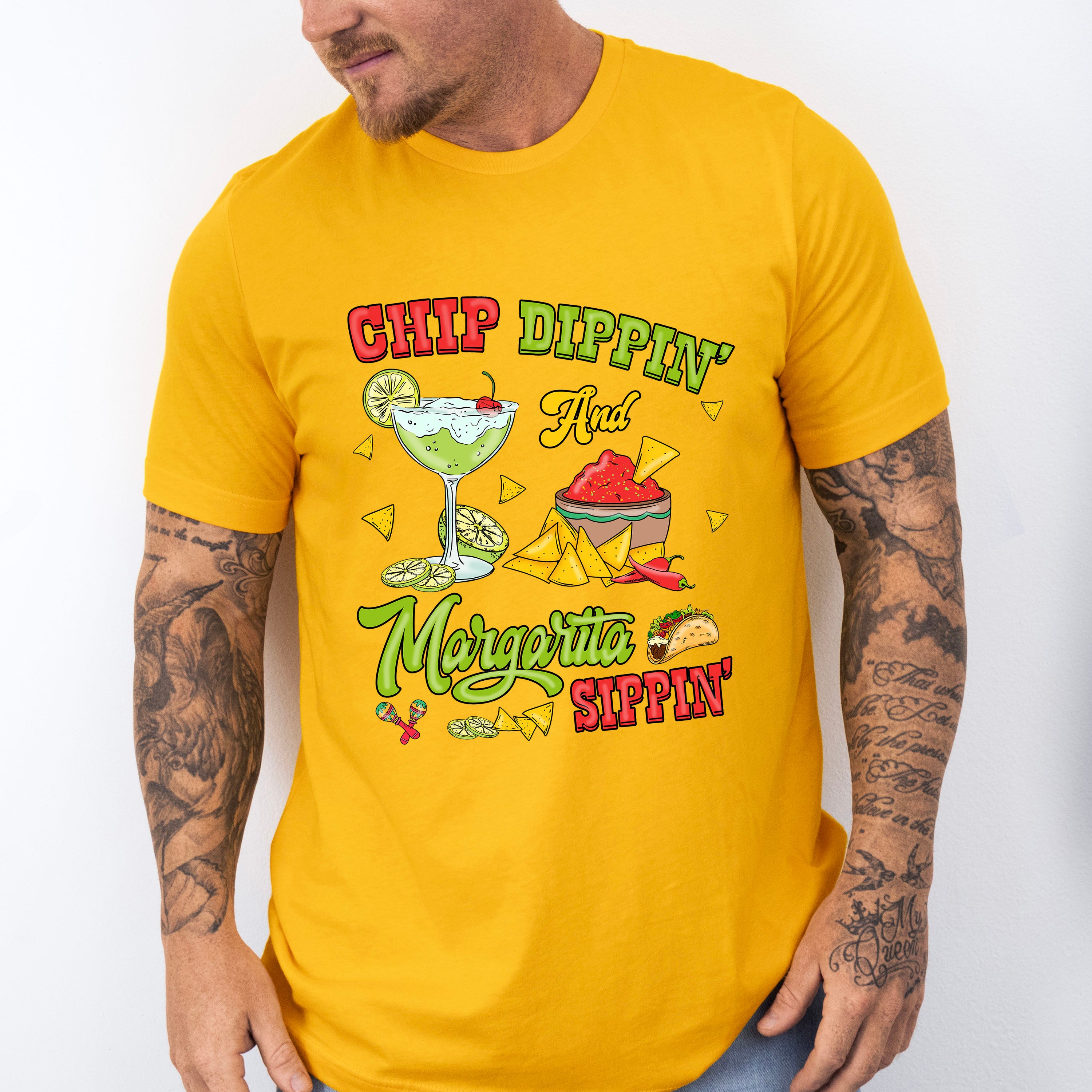 Chip Dippin Margarita Sippin Cinco De Mayo Unisex Crewneck T-Shirt Sweatshirt Hoodie