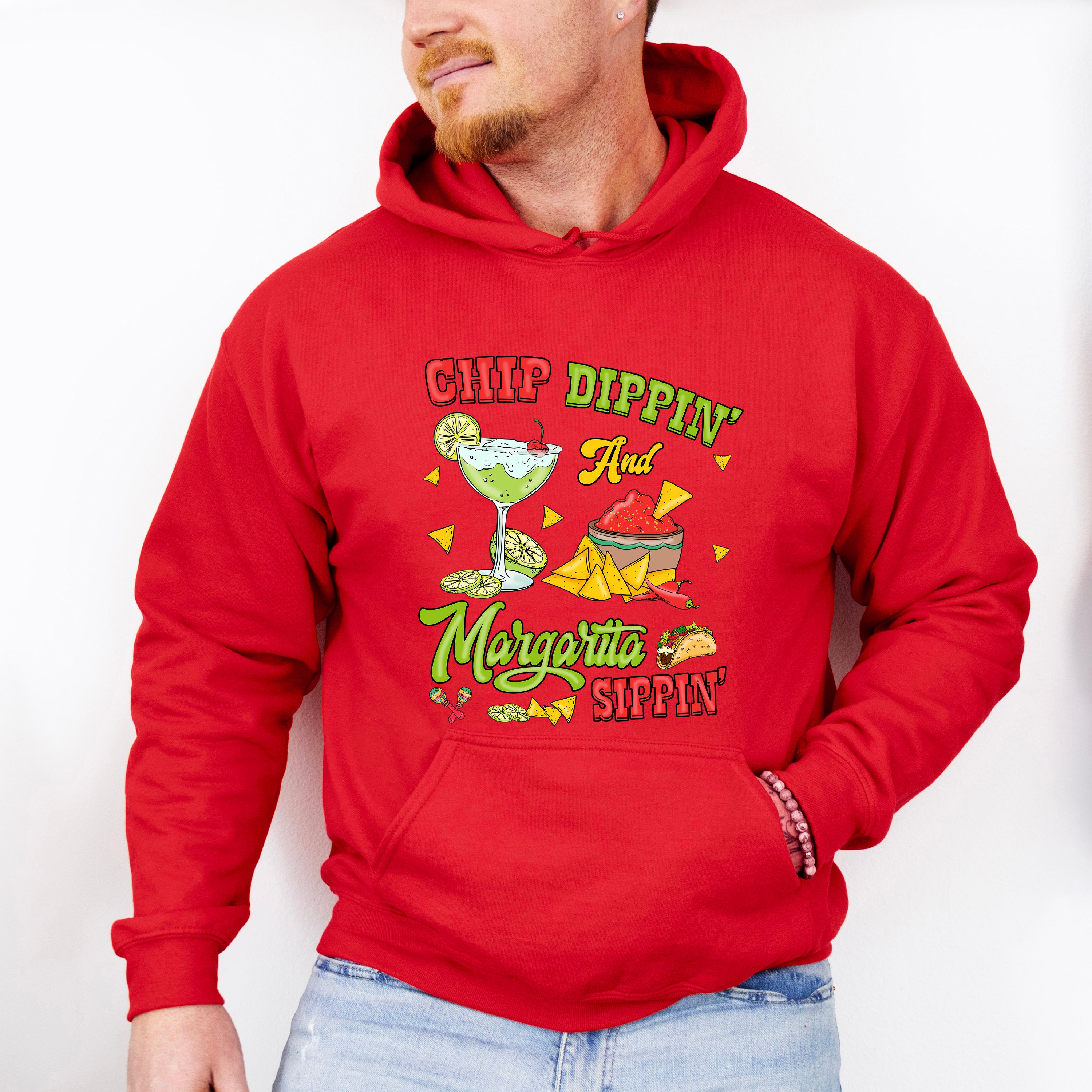 Chip Dippin Margarita Sippin Cinco De Mayo Unisex Crewneck T-Shirt Sweatshirt Hoodie