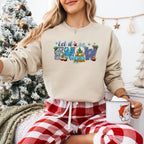 Let It Snow Design - Christmas Unisex Crewneck T-Shirt Sweatshirt Hoodie