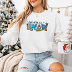 Let It Snow Design - Christmas Unisex Crewneck T-Shirt Sweatshirt Hoodie