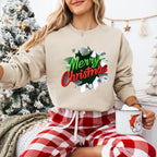 Merry Christmas Design - Christmas Unisex Crewneck T-Shirt Sweatshirt Hoodie