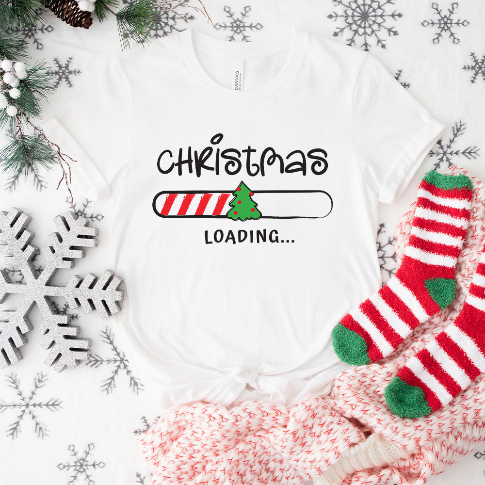 Christmas Tree Loading Design - Christmas Unisex Crewneck T-Shirt Sweatshirt Hoodie