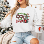 Fueled By Cocoa And Christ - Christmas Unisex Crewneck T-Shirt Sweatshirt Hoodie