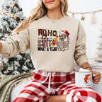 Ho Ho Holy Shit What A Year - Christmas Unisex Crewneck T-Shirt Sweatshirt Hoodie
