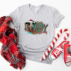 Howdy Cow Design - Christmas Unisex Crewneck T-Shirt Sweatshirt Hoodie