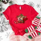 JOY Cow Design - Christmas Unisex Crewneck T-Shirt Sweatshirt Hoodie