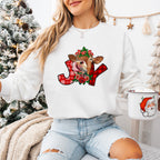 JOY Cow Design - Christmas Unisex Crewneck T-Shirt Sweatshirt Hoodie