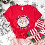 Stay Merry And Bright- Christmas Unisex Crewneck T-Shirt Sweatshirt Hoodie