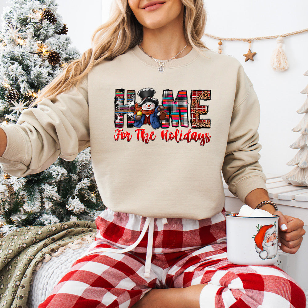 Home For The Holiday - Christmas Unisex Crewneck T-Shirt Sweatshirt Hoodie