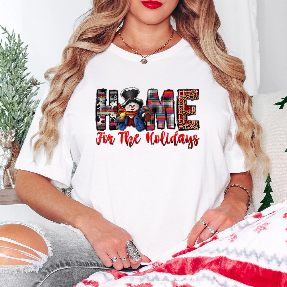Home For The Holiday - Christmas Unisex Crewneck T-Shirt Sweatshirt Hoodie