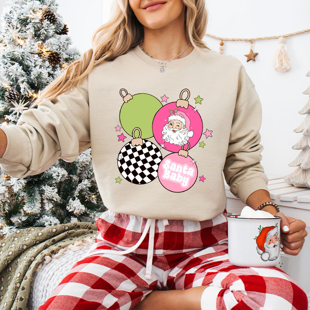 Santa Baby - Christmas Unisex Crewneck T-Shirt Sweatshirt Hoodie