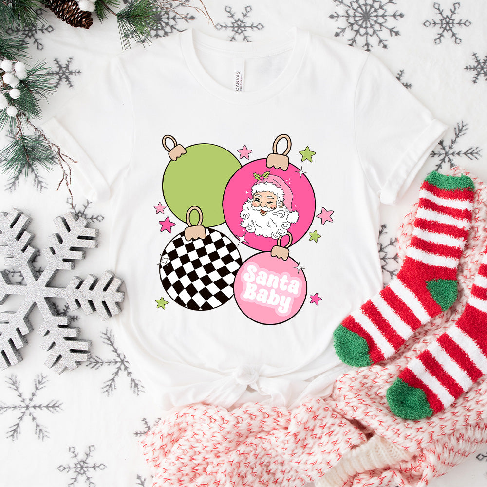 Santa Baby - Christmas Unisex Crewneck T-Shirt Sweatshirt Hoodie