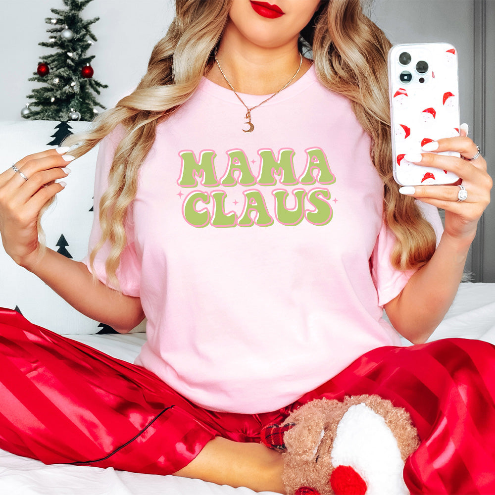 Mama Claus Design - Christmas Unisex Crewneck T-Shirt Sweatshirt Hoodie
