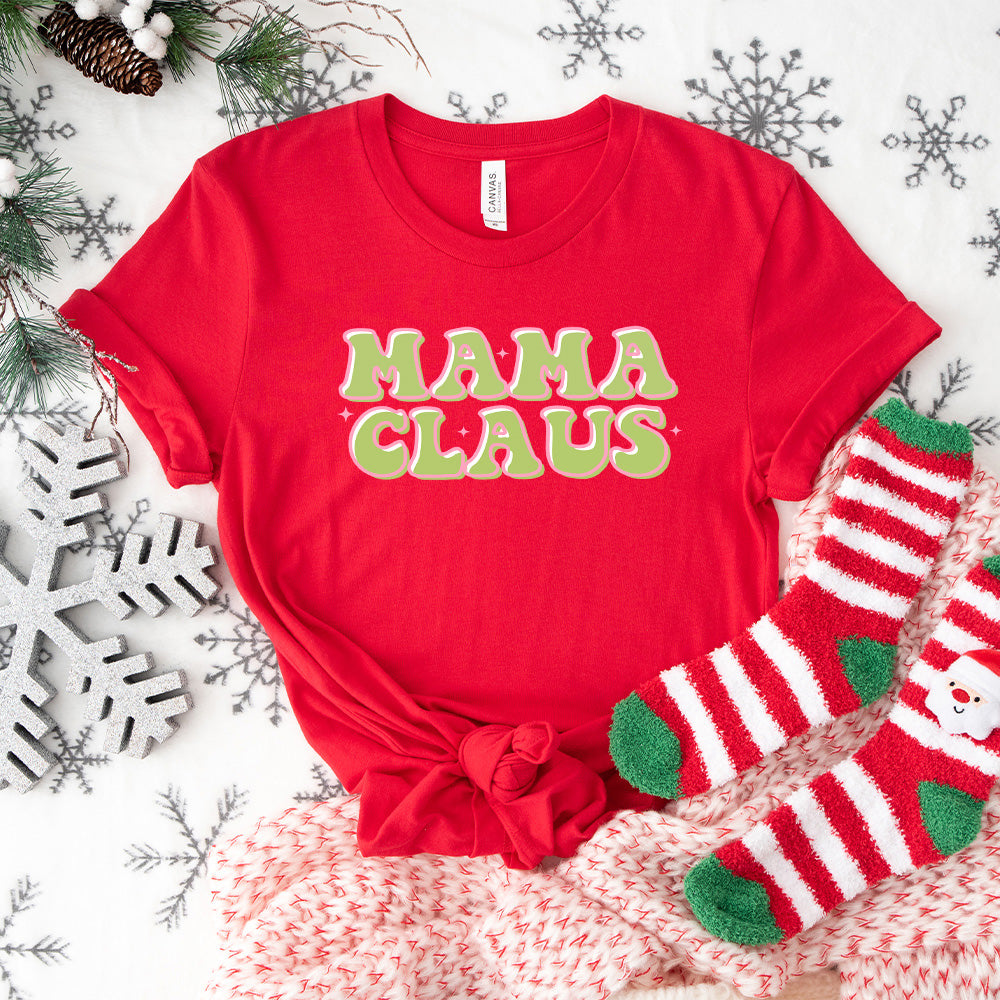 Mama Claus Design - Christmas Unisex Crewneck T-Shirt Sweatshirt Hoodie