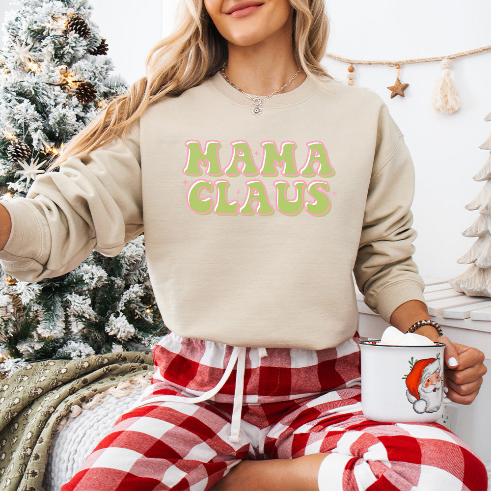 Mama Claus Design - Christmas Unisex Crewneck T-Shirt Sweatshirt Hoodie