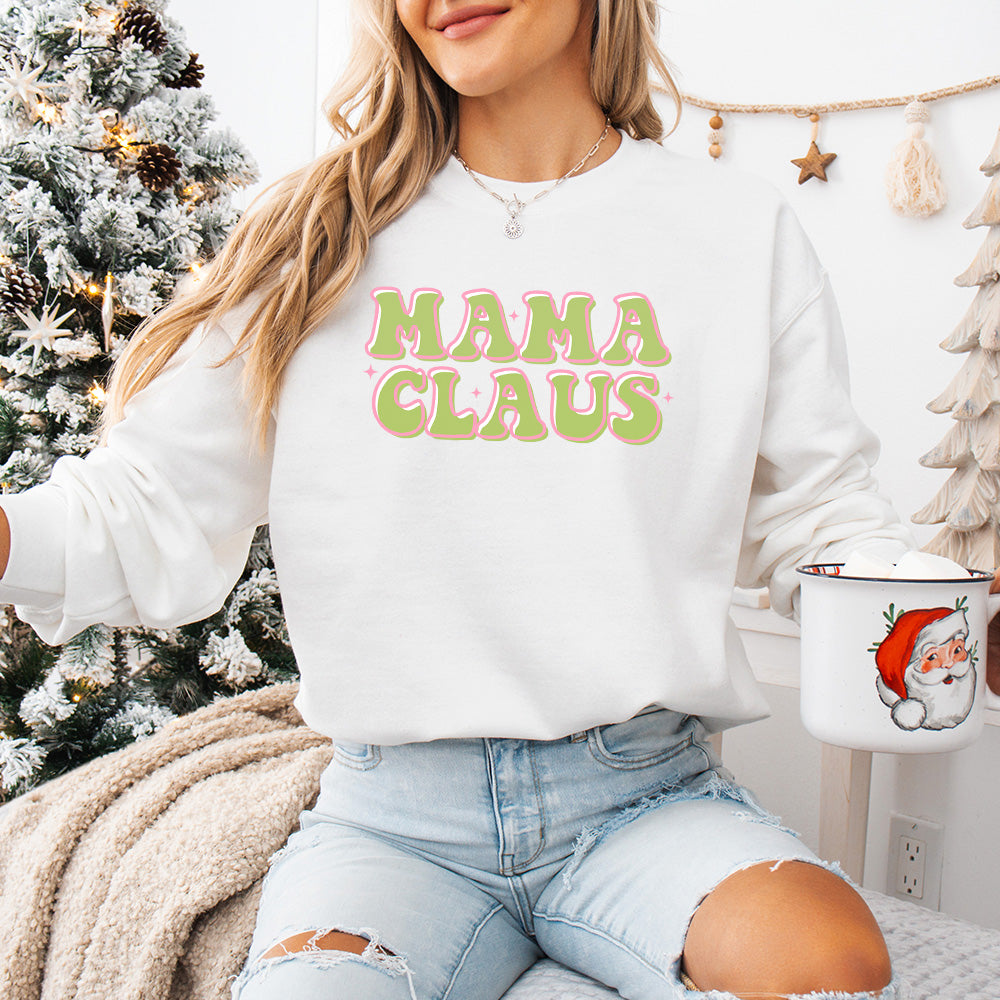 Mama Claus Design - Christmas Unisex Crewneck T-Shirt Sweatshirt Hoodie
