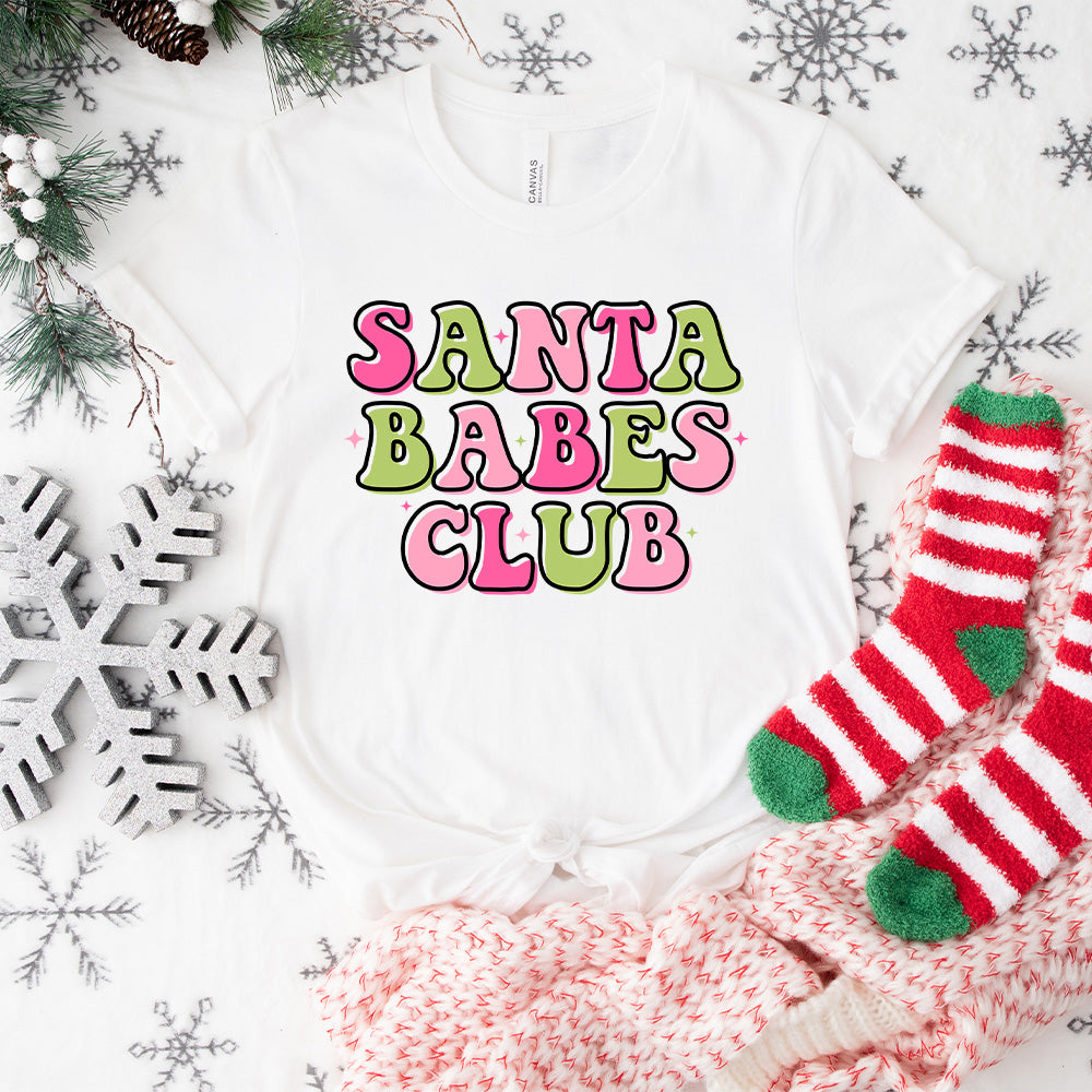 Santa Babes Club - Christmas Unisex Crewneck T-Shirt Sweatshirt Hoodie