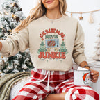 Christmas Movie Junkie - Christmas Unisex Crewneck T-Shirt Sweatshirt Hoodie