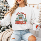 Christmas Movie Junkie - Christmas Unisex Crewneck T-Shirt Sweatshirt Hoodie