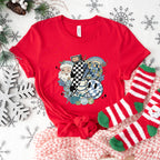 Smiley Santa Design - Christmas Unisex Crewneck T-Shirt Sweatshirt Hoodie