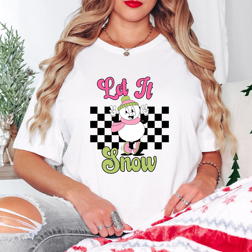 Let It Snow - Christmas Unisex Crewneck T-Shirt Sweatshirt Hoodie