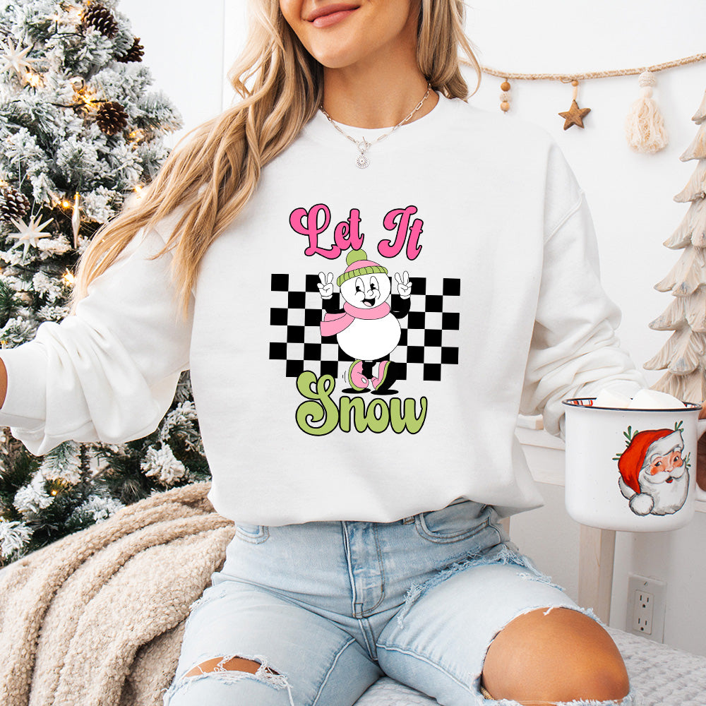 Let It Snow - Christmas Unisex Crewneck T-Shirt Sweatshirt Hoodie