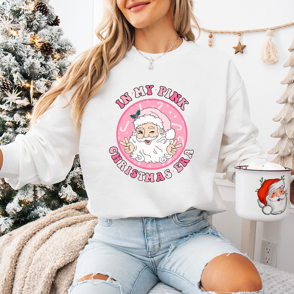In My Pink Christmas Era - Christmas Unisex Crewneck T-Shirt Sweatshirt Hoodie