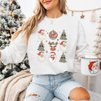 Christmas Icons Vibes Design - Christmas Unisex Crewneck T-Shirt Sweatshirt Hoodie