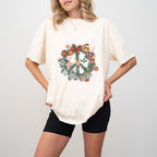 Peace Sign - Christmas Unisex Crewneck T-Shirt Sweatshirt Hoodie