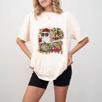 Ho Ho Ho Santa Peace Sign - Christmas Unisex Crewneck T-Shirt Sweatshirt Hoodie