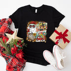 Ho Ho Ho Santa Peace Sign - Christmas Unisex Crewneck T-Shirt Sweatshirt Hoodie