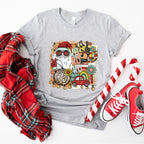 Ho Ho Ho Santa Peace Sign - Christmas Unisex Crewneck T-Shirt Sweatshirt Hoodie