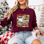 Ho Ho Ho Santa Peace Sign - Christmas Unisex Crewneck T-Shirt Sweatshirt Hoodie