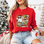 Ho Ho Ho Santa Peace Sign - Christmas Unisex Crewneck T-Shirt Sweatshirt Hoodie