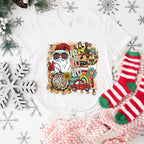 Ho Ho Ho Santa Peace Sign - Christmas Unisex Crewneck T-Shirt Sweatshirt Hoodie