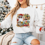 Ho Ho Ho Santa Peace Sign - Christmas Unisex Crewneck T-Shirt Sweatshirt Hoodie