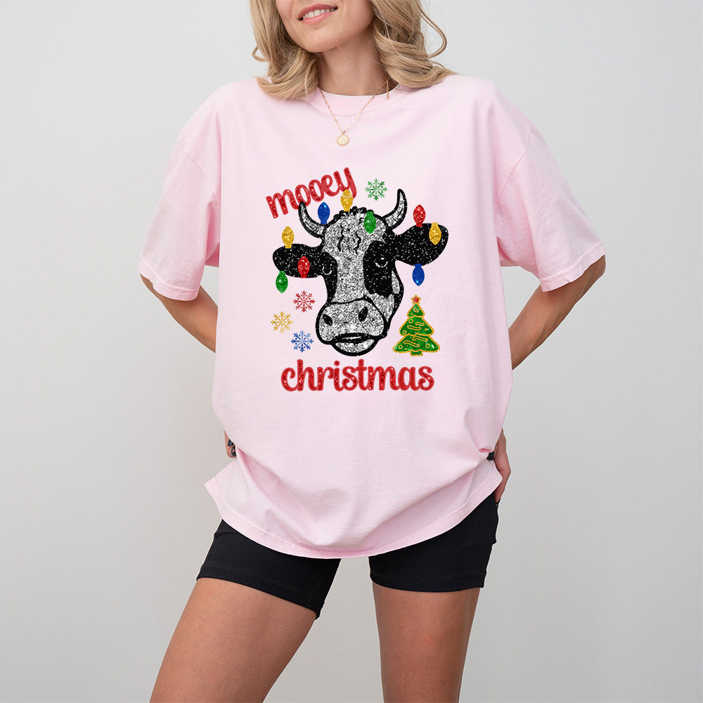 Mooey Christmas - Christmas Unisex Crewneck T-Shirt Sweatshirt Hoodie
