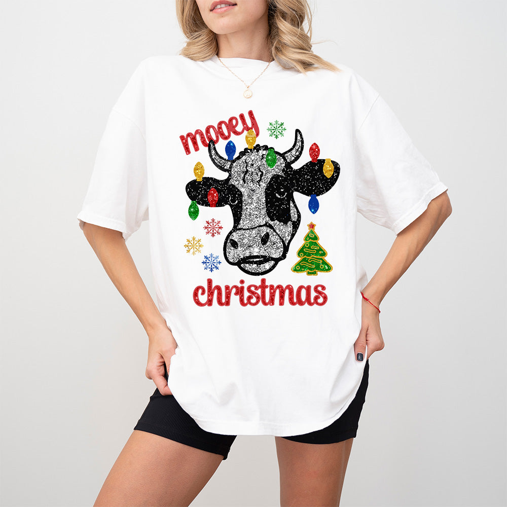 Mooey Christmas - Christmas Unisex Crewneck T-Shirt Sweatshirt Hoodie