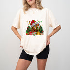 Christmas Tree Cattle Design - Christmas Unisex Crewneck T-Shirt Sweatshirt Hoodie