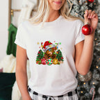 Christmas Tree Cattle Design - Christmas Unisex Crewneck T-Shirt Sweatshirt Hoodie