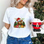 Christmas Tree Cattle Design - Christmas Unisex Crewneck T-Shirt Sweatshirt Hoodie