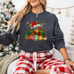 Christmas Tree Cattle Design - Christmas Unisex Crewneck T-Shirt Sweatshirt Hoodie