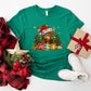 Christmas Tree Cattle Design - Christmas Unisex Crewneck T-Shirt Sweatshirt Hoodie