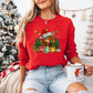 Christmas Tree Cattle Design - Christmas Unisex Crewneck T-Shirt Sweatshirt Hoodie