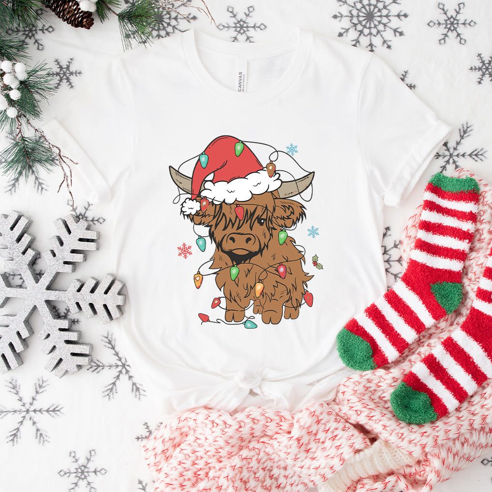 Cattle Design - Christmas Unisex Crewneck T-Shirt Sweatshirt Hoodie