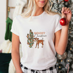 Mooey Christmas Cactus Design - Christmas Unisex Crewneck T-Shirt Sweatshirt Hoodie
