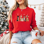 Dogs Design - Christmas Unisex Crewneck T-Shirt Sweatshirt Hoodie